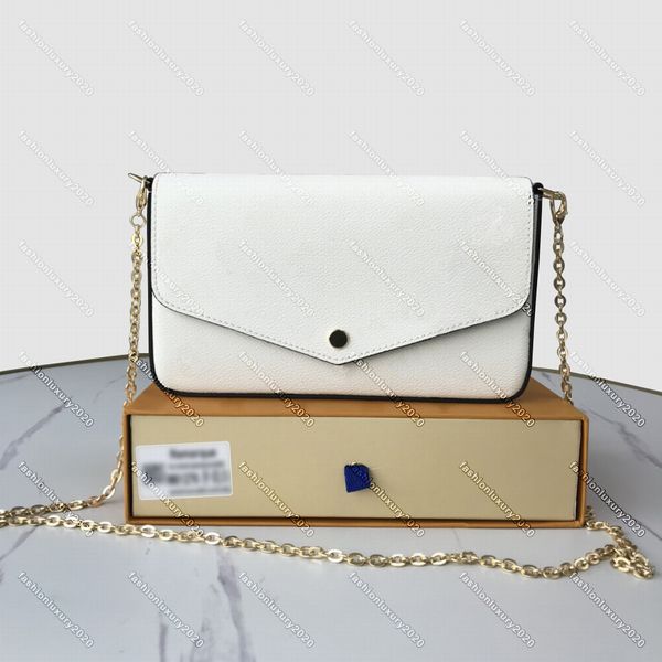 real leather white print wallets bags card holders 3pcs set chain shoulder messenger purses women clutch bag ladies handbag totes with boxes, Red;black
real leather white print wallets bags card holders 3pcs set chain shoulder messenger purses women clutch bag ladies handbag totes with boxes, Red;black