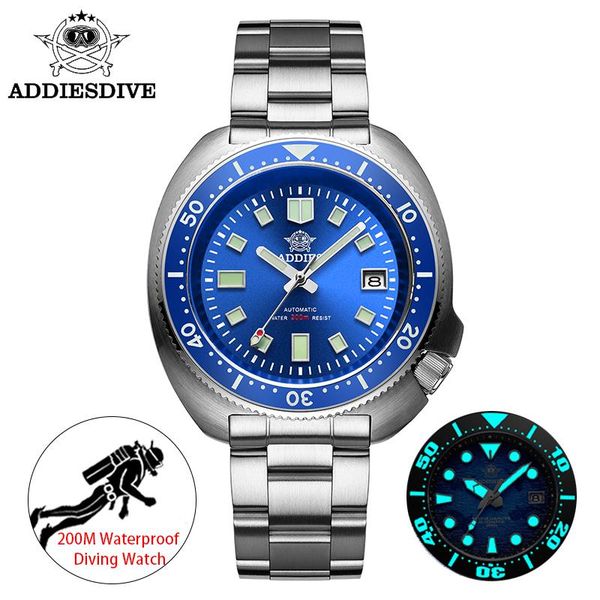 wristwatches addies automatic watch men stainless steel dive watches nh35 sapphire crystal mechanical 200m c3 luminous diver, Slivery;brown
wristwatches addies automatic watch men stainless steel dive watches nh35 sapphire crystal mechanical 200m c3 luminous diver, Slivery;brown