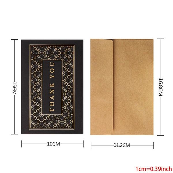gift wrap d5qc 10pcs thank you cards with envelopes geometric bronzing folding greeting card for business wedding bridal baby shower
gift wrap d5qc 10pcs thank you cards with envelopes geometric bronzing folding greeting card for business wedding bridal baby shower