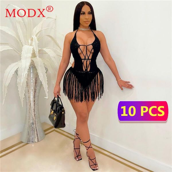 women's swimwear hollow out halter tassel beach dress holiday summer women backless wholesale items bulk lots m7049, White;black
women's swimwear hollow out halter tassel beach dress holiday summer women backless wholesale items bulk lots m7049, White;black