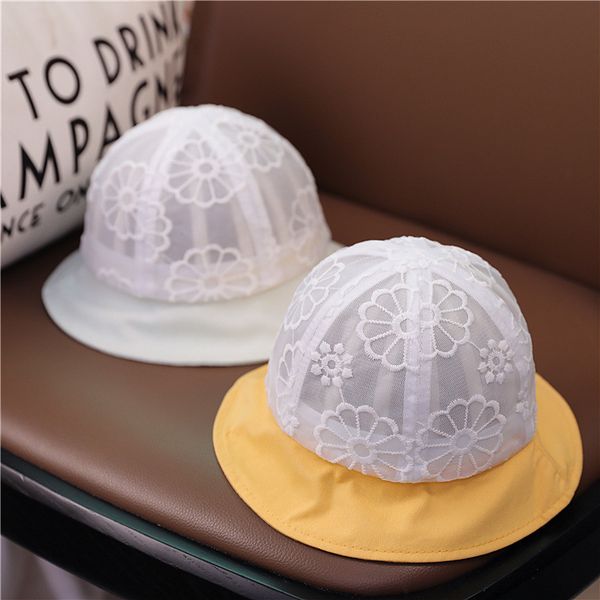 girl spring and autumn summer thin sunshade lovely fisherman children newborn baby princess hat basin hat, Yellow
girl spring and autumn summer thin sunshade lovely fisherman children newborn baby princess hat basin hat, Yellow