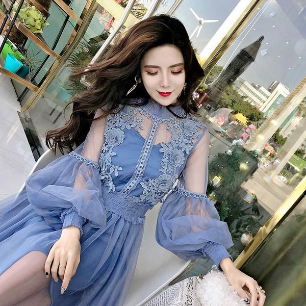 casual dresses mesh lace ball gown long-sleeved lolita party women high waist spring sweet vintage streetwear girl dress female vestidos, Black;gray
casual dresses mesh lace ball gown long-sleeved lolita party women high waist spring sweet vintage streetwear girl dress female vestidos, Black;gray