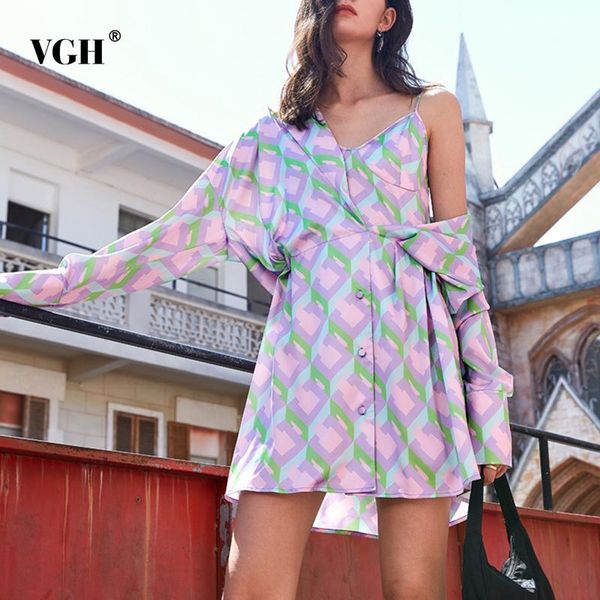 casual dresses vgh colorblock summer dress for women one off shouder sling button v neck a line mini female 2021 clothing, Black;gray
casual dresses vgh colorblock summer dress for women one off shouder sling button v neck a line mini female 2021 clothing, Black;gray