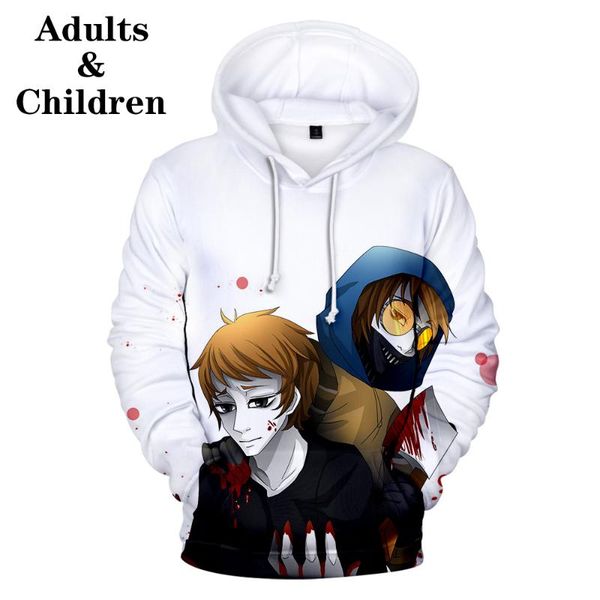 men's hoodies & sweatshirts creepypasta 3d anime cartoon harajuku hoodie women pullovers streetwear funny kids clothes plus size, Black
men's hoodies & sweatshirts creepypasta 3d anime cartoon harajuku hoodie women pullovers streetwear funny kids clothes plus size, Black