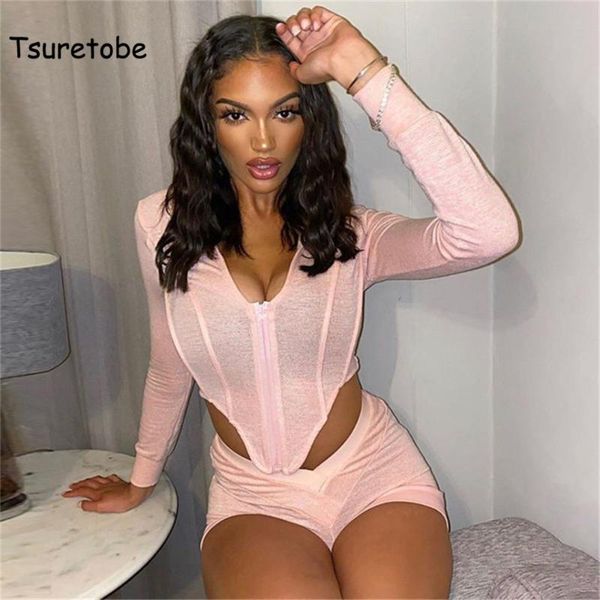 women's tracksuits tsuretobe 2021 solid irregular shorts two piece set women long sleeve zipper hoodie cardigan and casual straight leg, Gray
women's tracksuits tsuretobe 2021 solid irregular shorts two piece set women long sleeve zipper hoodie cardigan and casual straight leg, Gray