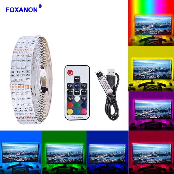 strips foxanon 5v usb led strip waterproof rgb light 2835 3528 smd 3/24/17key remote hdtv tv deskpc screen backlight bias lighting
strips foxanon 5v usb led strip waterproof rgb light 2835 3528 smd 3/24/17key remote hdtv tv deskpc screen backlight bias lighting