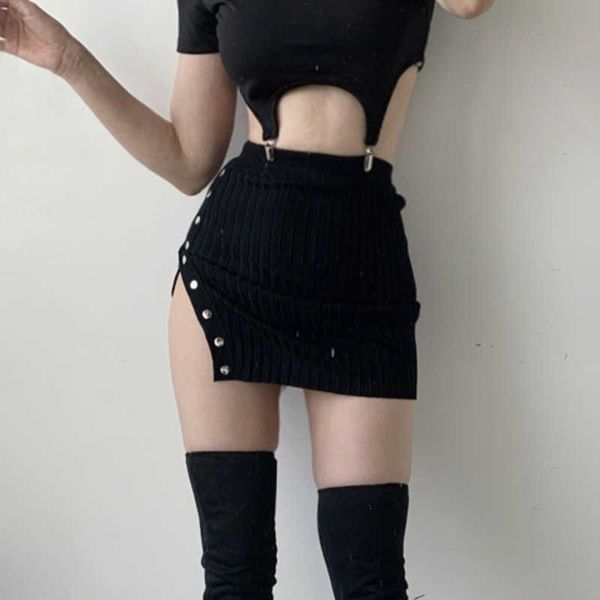 womengaga korean slim high waist single-breasted knit gold button irregular split buttock knitted mini skirt vy8 210603, Black
womengaga korean slim high waist single-breasted knit gold button irregular split buttock knitted mini skirt vy8 210603, Black