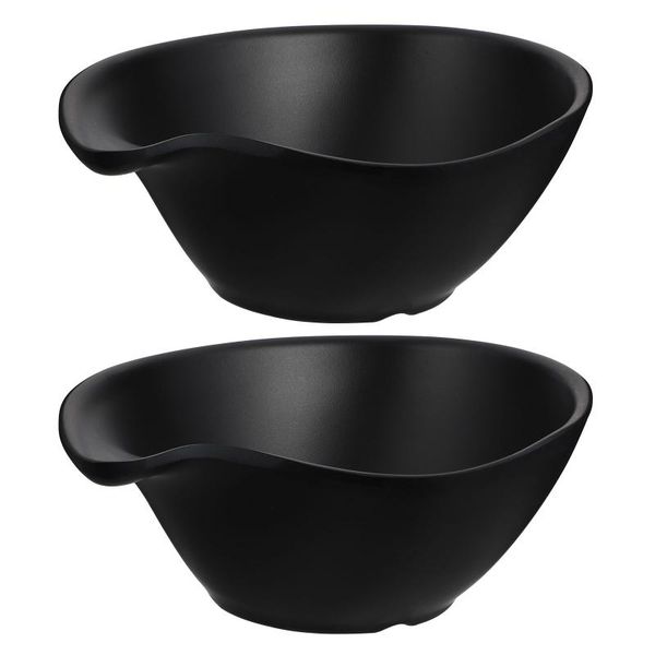 bowls 2pcs melamine sauce pot seasoning restaurant dinnerware