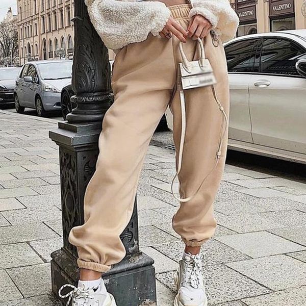 women's pants & capris women spring autumn casual streetwear sports fashion solid color with pocket for ladies female, Black;white
women's pants & capris women spring autumn casual streetwear sports fashion solid color with pocket for ladies female, Black;white