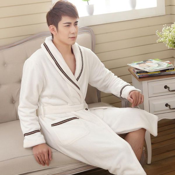 men's sleepwear fzslcyiyi couples coral fleece robe girls warm flannel pajamas women thickened long sleeve bathrobe men homewear bn4c, Black;brown
men's sleepwear fzslcyiyi couples coral fleece robe girls warm flannel pajamas women thickened long sleeve bathrobe men homewear bn4c, Black;brown