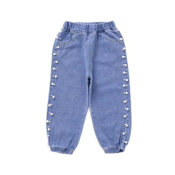 jeans dfxd spring kids girls pants toddler clothes cotton long loose pearl denim design casual children trousers 2-7t, Blue
jeans dfxd spring kids girls pants toddler clothes cotton long loose pearl denim design casual children trousers 2-7t, Blue