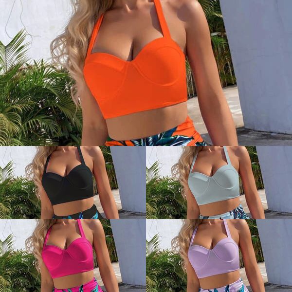 print 2021 new hard bag multi color leaf swimsuit swimsuit woman bikini2021, White;black
print 2021 new hard bag multi color leaf swimsuit swimsuit woman bikini2021, White;black
