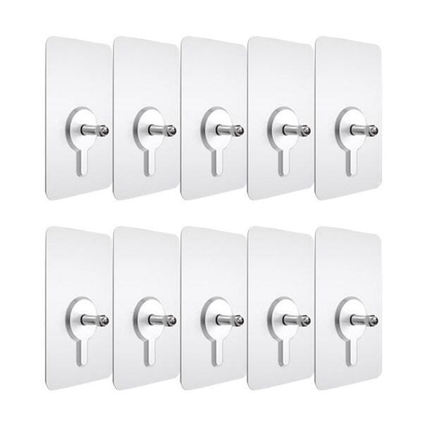 hooks & rails 10pcs punch-screw stickers wall picture hook invisible traceless hardwall drywall hanging kit non-marking nail
hooks & rails 10pcs punch-screw stickers wall picture hook invisible traceless hardwall drywall hanging kit non-marking nail