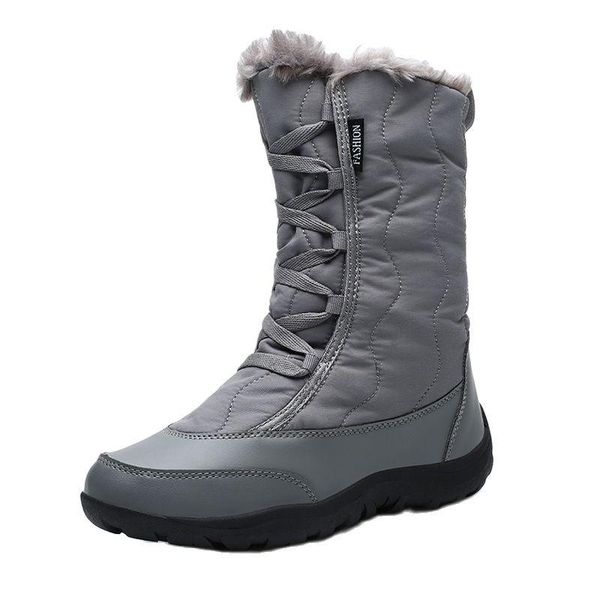 boots snow women winter warm plush booties mid-calf waterproof ladies shoes round toe platform botas mujer invierno, Black
boots snow women winter warm plush booties mid-calf waterproof ladies shoes round toe platform botas mujer invierno, Black