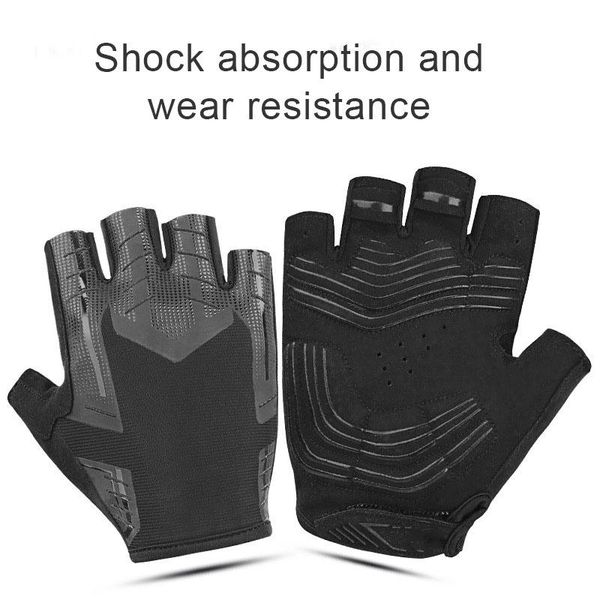 cycling gloves shockproof sbr pad half finger sport men women summer bicycle fitness bike b2cshop, Black
cycling gloves shockproof sbr pad half finger sport men women summer bicycle fitness bike b2cshop, Black