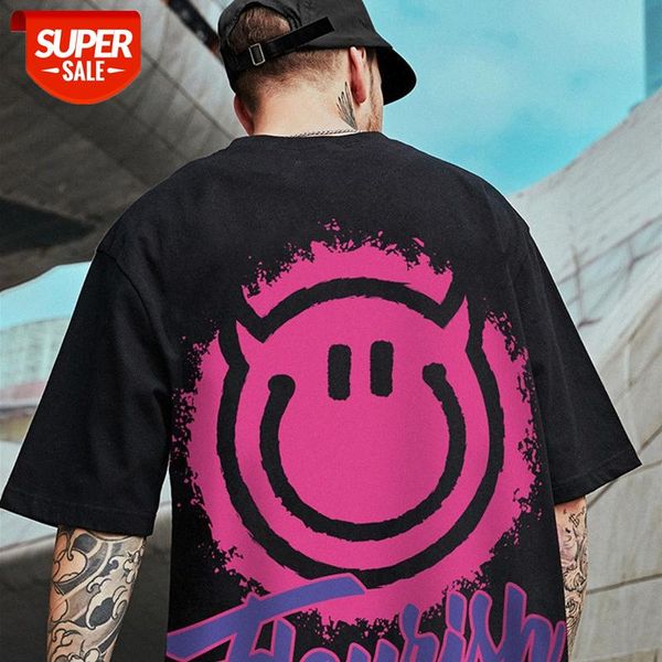 little devil grimace couple wear summer fashion trendy hip hop short sleeve t-shirt male national trend large size half xl #wz0z, White;black
little devil grimace couple wear summer fashion trendy hip hop short sleeve t-shirt male national trend large size half xl #wz0z, White;black