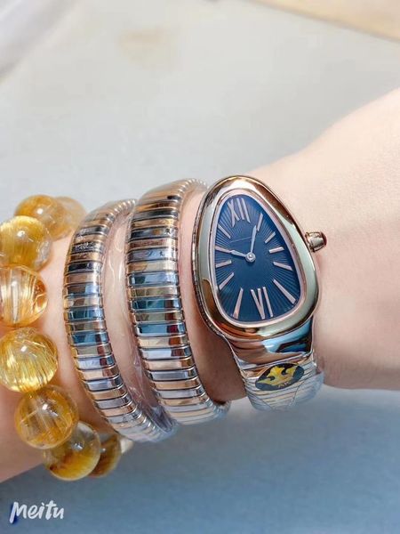 wristwatches luxury women lady snake silver rose gold long bracelet rome japanese quartz stainless steel sapphire black white watch, Slivery;brown
wristwatches luxury women lady snake silver rose gold long bracelet rome japanese quartz stainless steel sapphire black white watch, Slivery;brown