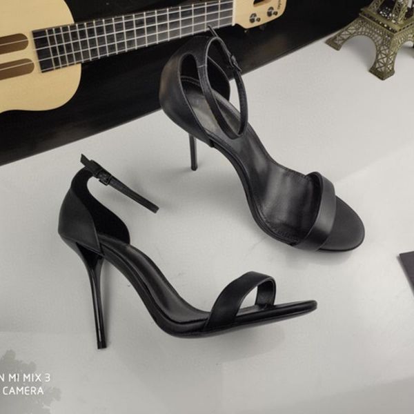 women's sandals open toe thin heels pumps for summer shoes genuine leather, Black
women's sandals open toe thin heels pumps for summer shoes genuine leather, Black