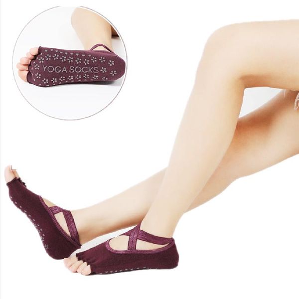 sports socks women five-finger bandage yoga anti-slip quick-dry damping pilates ballet good grip for 5 toe cotton gift, Black
sports socks women five-finger bandage yoga anti-slip quick-dry damping pilates ballet good grip for 5 toe cotton gift, Black