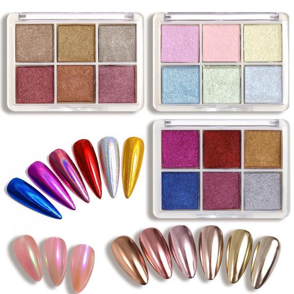 nail glitter holographics laser aurora solid mirror powder nails uv gel polish pigment art decorations accessories 6 colors, Silver;gold
nail glitter holographics laser aurora solid mirror powder nails uv gel polish pigment art decorations accessories 6 colors, Silver;gold