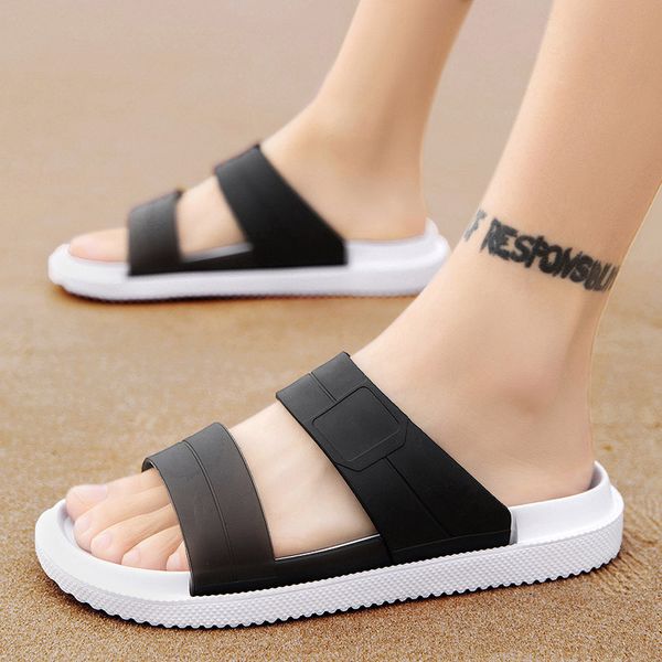 slippers men's fashion one line sandal household antiskid wear-resistant deodorant summer men's outdoor wear beach sandals, Black
slippers men's fashion one line sandal household antiskid wear-resistant deodorant summer men's outdoor wear beach sandals, Black
