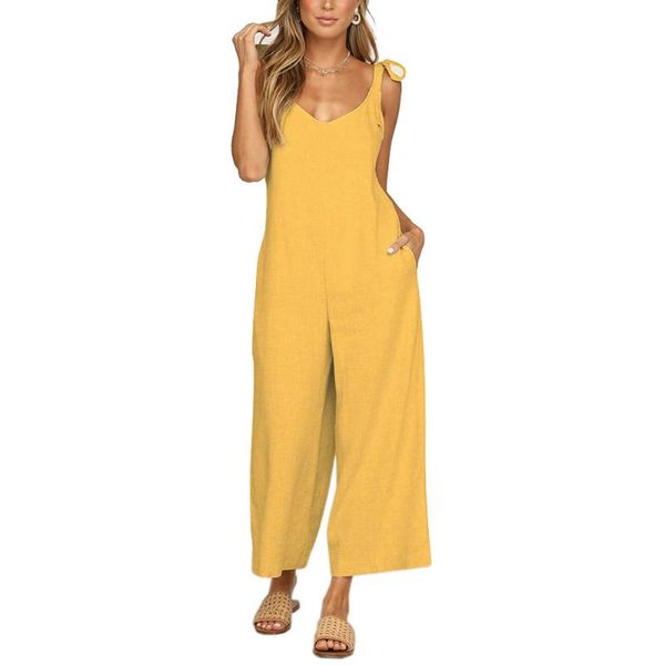 women's jumpsuits & rompers weppel solid color cotton women and junpsuits plus size loose bow strap jumpsuit clothing, Black;white
women's jumpsuits & rompers weppel solid color cotton women and junpsuits plus size loose bow strap jumpsuit clothing, Black;white