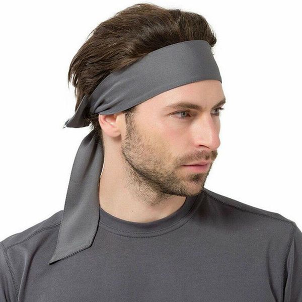women men sport gym bandana headband long hair head running cycling turban sweatband, Yellow;black
women men sport gym bandana headband long hair head running cycling turban sweatband, Yellow;black