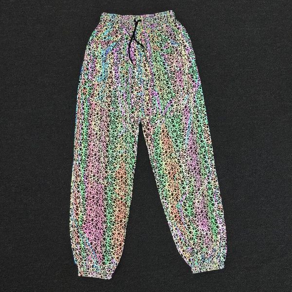 pants fashionable the autumn and winter bird's nest pattern colorful reflective casual leggings large, Black
pants fashionable the autumn and winter bird's nest pattern colorful reflective casual leggings large, Black