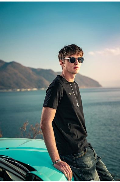 men's t-shirts ytx1443 2021 summer trend embroidery round neck combed cotton short-sleeved t-shirt, White;black
men's t-shirts ytx1443 2021 summer trend embroidery round neck combed cotton short-sleeved t-shirt, White;black