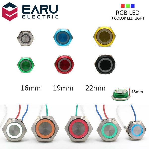 smart home control 16/19/22mm 3 triple color rgb led light mirco switch short strock momentary self-reset waterproof metal push button power
smart home control 16/19/22mm 3 triple color rgb led light mirco switch short strock momentary self-reset waterproof metal push button power