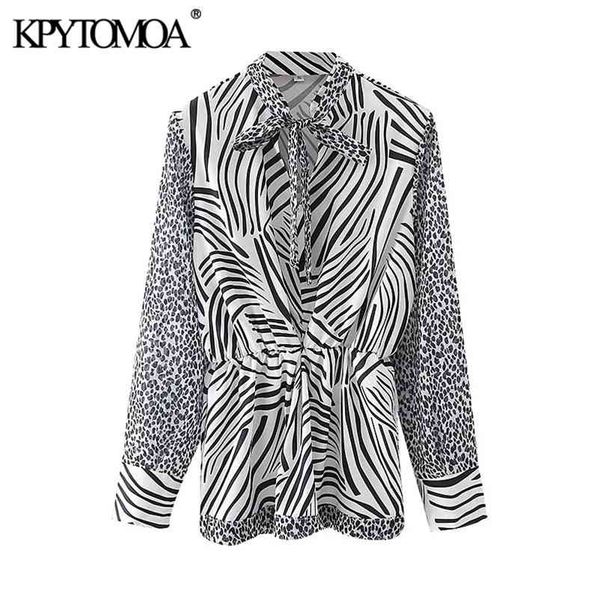 women fashion with bow tied zebra print blouses vintage long sleeve animal pattern female shirts chic 210420, White
women fashion with bow tied zebra print blouses vintage long sleeve animal pattern female shirts chic 210420, White
