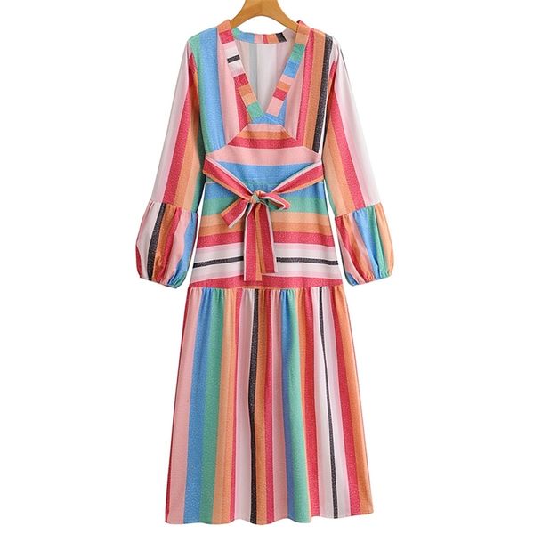women vintage striped summer dress long sleeve v-neck sashes bow tie a-line es female elegant street mid-calf 210513, Black;gray
women vintage striped summer dress long sleeve v-neck sashes bow tie a-line es female elegant street mid-calf 210513, Black;gray
