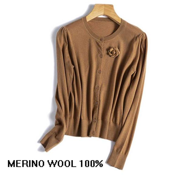 women's knits & tees camellia cardigan 100% merino wool clothing autumn clothes for women jacket brown cute knit sweater jackets y2, White
women's knits & tees camellia cardigan 100% merino wool clothing autumn clothes for women jacket brown cute knit sweater jackets y2, White
