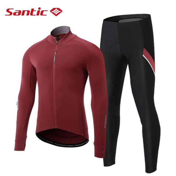 racing sets santic men's cycling jersey suits long sleeve thermal mtb road bike bib pants winter bicycle shirts with a size cap gift, Black;blue
racing sets santic men's cycling jersey suits long sleeve thermal mtb road bike bib pants winter bicycle shirts with a size cap gift, Black;blue