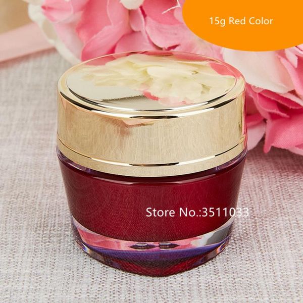 storage bottles & jars 15pcs 15g 15ml classical acrylic cream sample jar red pink color small cosmetic packaging eye bottle gold lid cap
storage bottles & jars 15pcs 15g 15ml classical acrylic cream sample jar red pink color small cosmetic packaging eye bottle gold lid cap