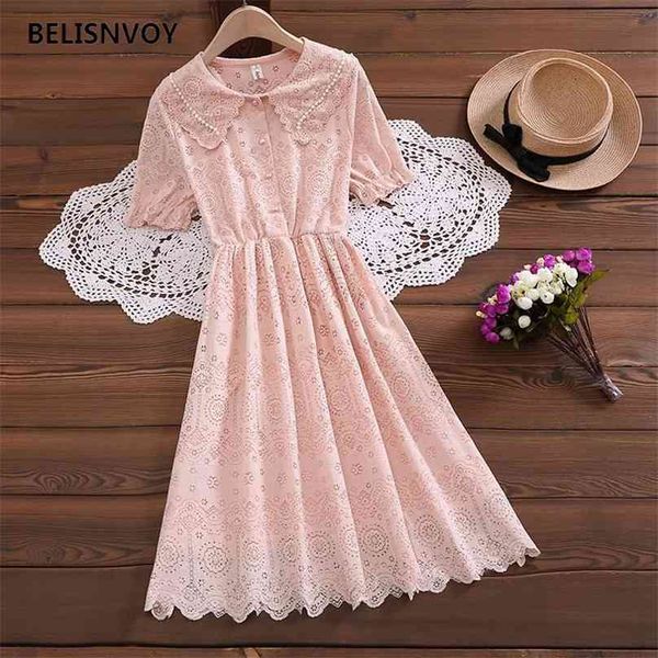 mori girl summer dresses women beading peter pan colalr apricot pink lace princess vestidos elegant hollow out party 210520, Black;gray
mori girl summer dresses women beading peter pan colalr apricot pink lace princess vestidos elegant hollow out party 210520, Black;gray