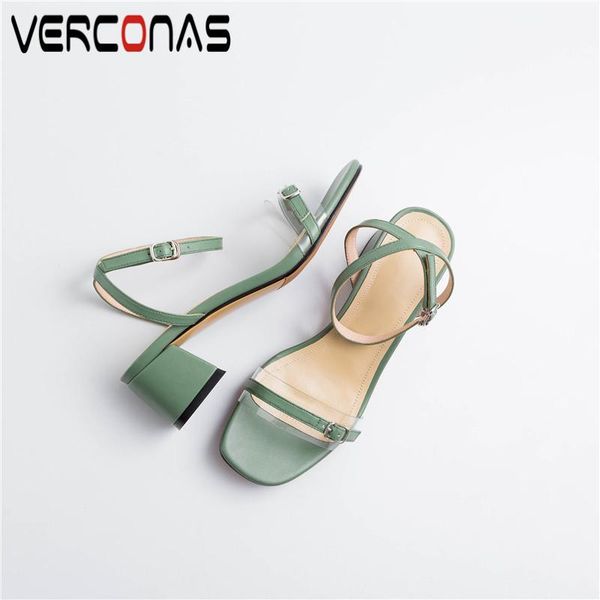 dress shoes verconas 2021 fashion woman sandals pumps genuine leather arrival metal decoration round toe square heeled, Black
dress shoes verconas 2021 fashion woman sandals pumps genuine leather arrival metal decoration round toe square heeled, Black