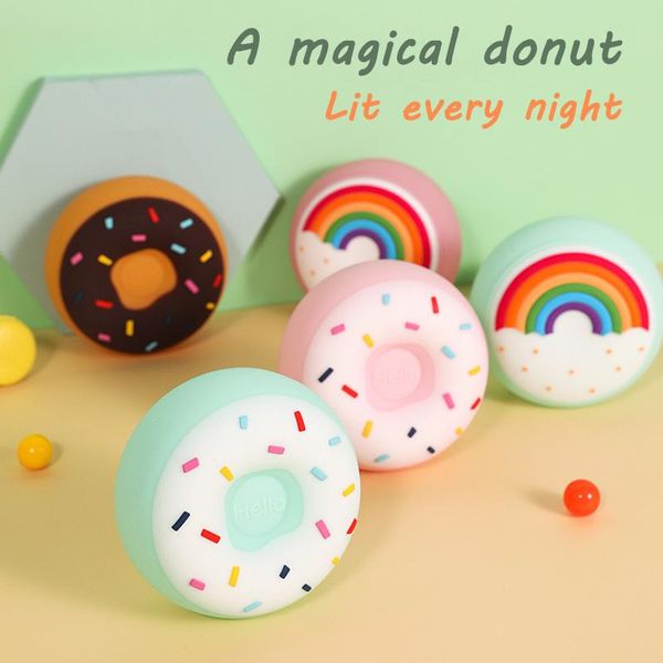 night lights donut pat silicone light motion sensor induction voice control table lamp usb powered decoratio
night lights donut pat silicone light motion sensor induction voice control table lamp usb powered decoratio