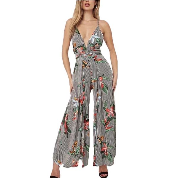 women's jumpsuits & rompers boho print chiffon backless jumpsuit romper women floral split long playsuit 2021 summer beach loose, Black;white
women's jumpsuits & rompers boho print chiffon backless jumpsuit romper women floral split long playsuit 2021 summer beach loose, Black;white