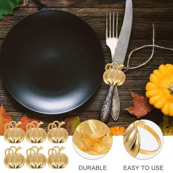 napkin rings 6 pcs pumpkin shape design ring halloween creative wedding event decoration crafts alloy metal towel dinner table
napkin rings 6 pcs pumpkin shape design ring halloween creative wedding event decoration crafts alloy metal towel dinner table
