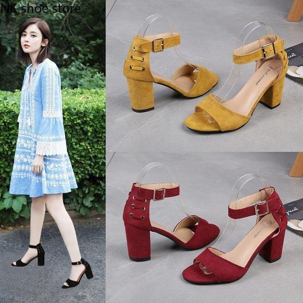 dress shoes 2021 lady sandalias femeninas high heels autumn flock pointed sandals female summer mujer, Black
dress shoes 2021 lady sandalias femeninas high heels autumn flock pointed sandals female summer mujer, Black