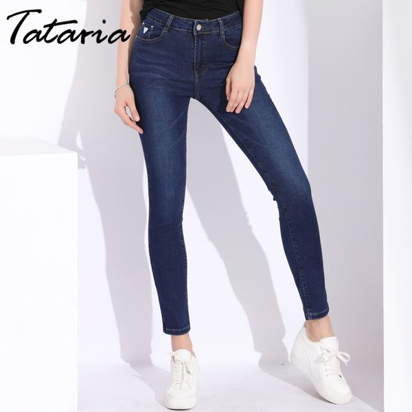 tataria high waist jeans for women plus size stretch ladies denim pants female trousers 210514, Blue
tataria high waist jeans for women plus size stretch ladies denim pants female trousers 210514, Blue