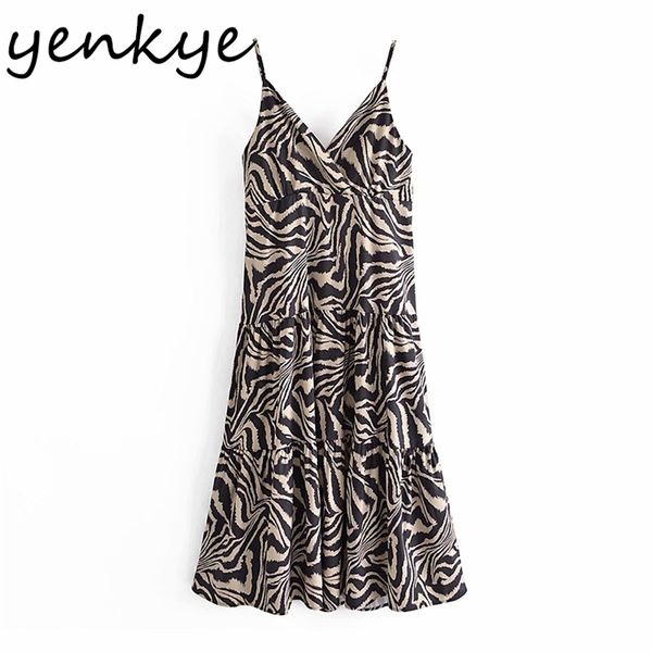 vintage animal print sling dress women v neck sleeveless high waist a-line midi summer night out vestido 210514, Black;gray
vintage animal print sling dress women v neck sleeveless high waist a-line midi summer night out vestido 210514, Black;gray
