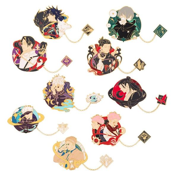pins, brooches metal chain badge anime jujutsu kaisen satoru button brooch pins fashion big medal pendant souvenir cosplay jewelry, Gray
pins, brooches metal chain badge anime jujutsu kaisen satoru button brooch pins fashion big medal pendant souvenir cosplay jewelry, Gray