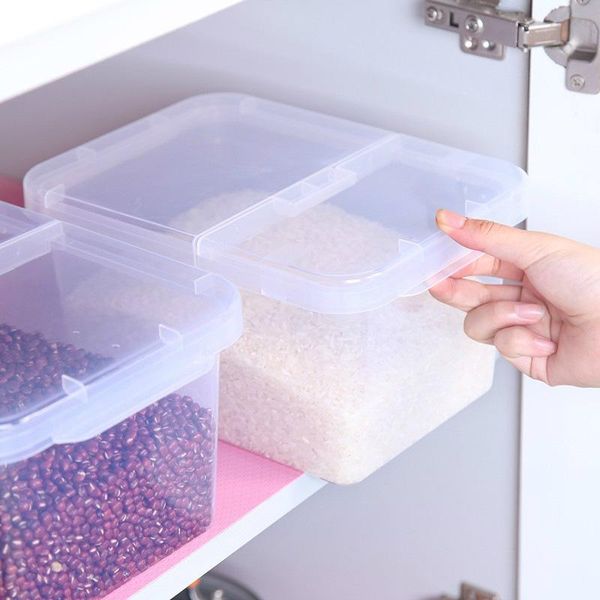 kitchenace 1pc plastic sealed moisture-proof large capacity rice grain flour container kitchen er storage&organize box storage bot bott
kitchenace 1pc plastic sealed moisture-proof large capacity rice grain flour container kitchen er storage&organize box storage bot bott