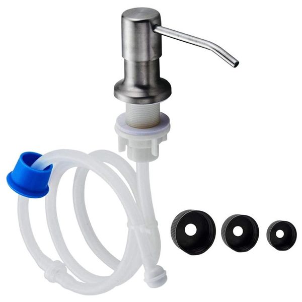 soap dispenser for kitchen sink built in counterpump head with 46 inch extension tube kit (silver) liquid
soap dispenser for kitchen sink built in counterpump head with 46 inch extension tube kit (silver) liquid