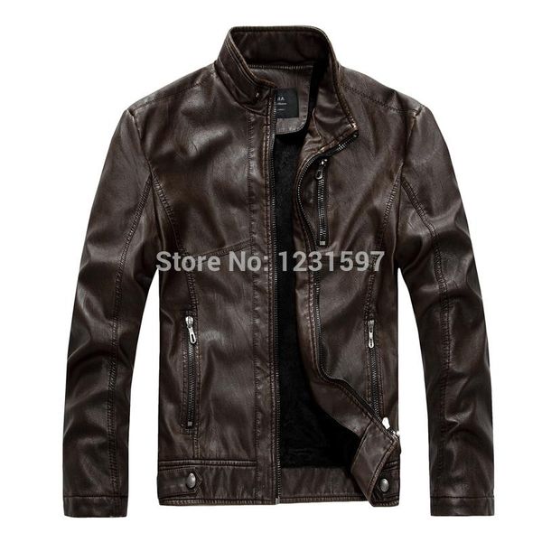 men's fur & faux autumn winter motorcycle pu leather jacket men jaqueta couro masculina pilot coat bomber biker, Black
men's fur & faux autumn winter motorcycle pu leather jacket men jaqueta couro masculina pilot coat bomber biker, Black