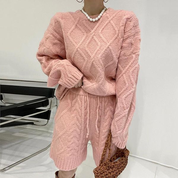 women's tracksuits pinkou women sweet knitted sweater o neck long sleeve pullover ankle length pants two piece set suits tz128, Gray
women's tracksuits pinkou women sweet knitted sweater o neck long sleeve pullover ankle length pants two piece set suits tz128, Gray