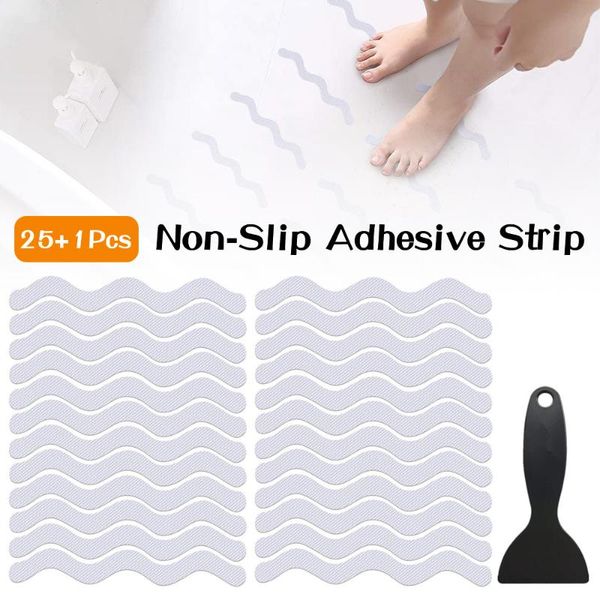 bath mats 25pcs non-slip adhesive strip transparent bathtub stickers with scraper for bathroom tubs shower room bathtubs stairs
bath mats 25pcs non-slip adhesive strip transparent bathtub stickers with scraper for bathroom tubs shower room bathtubs stairs