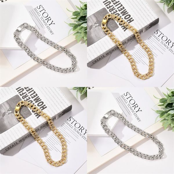 karopel iced out bling rhinestone mens gold silver miami cuban link chain necklaces diamond men's hip hop necklace 130 r2
karopel iced out bling rhinestone mens gold silver miami cuban link chain necklaces diamond men's hip hop necklace 130 r2